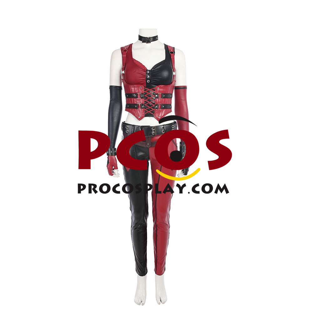 Buy High Quality Handmade Arkham Asylum City Harley Quinn Cosplay