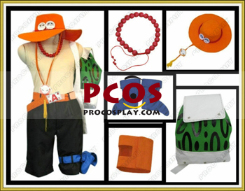 One Piece Portgas D. Ace Cosplay Costume –