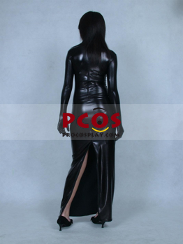 Unicolor Black Shiny Metallic Unisex Zentai Suit B011 C00648
