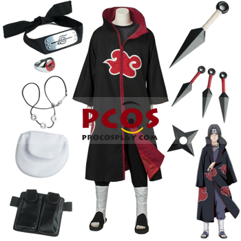 Anime Sasuke Uchiha Uniform Cloth Cosplay Costume Custom Halloween