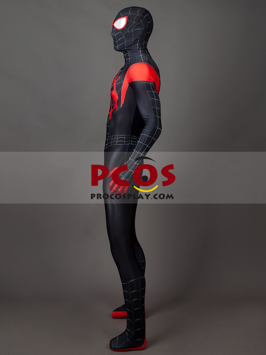 Movie Into the Spider-Verse 2 Miles Morales Little Black Spider Cosplay ...
