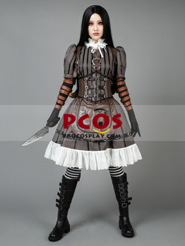 Alice: Madness Return Alice Punk Cosplay Costume
