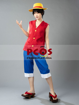 One Piece Costume Luffy Shirt Pants Anime Cosplay Costume - Walmart.com