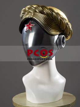 New Shooting Game Atomic Heart Twins Robot Sisters Dixie Cosplay Prop  Visible Masks PU Acrylic Helmet Halloween Headwear Wigs