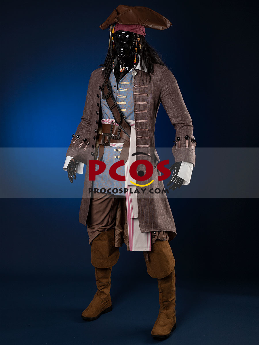 Pirates Of The Caribbean Captain Jack Sparrow Cosplay Costume Mp004995 Best Profession Cosplay 1415