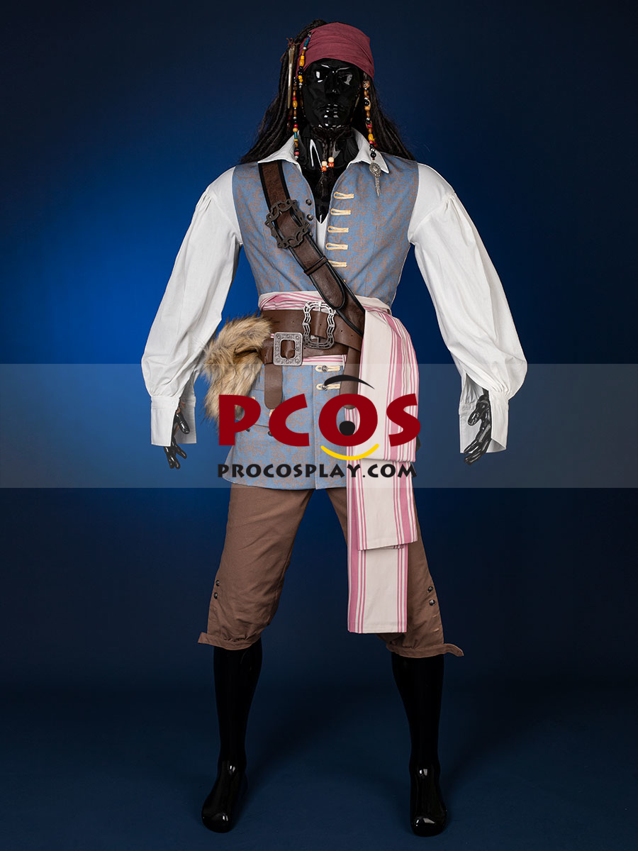 Pirates Of The Caribbean Captain Jack Sparrow Cosplay Costume Mp004995 Best Profession Cosplay 5831