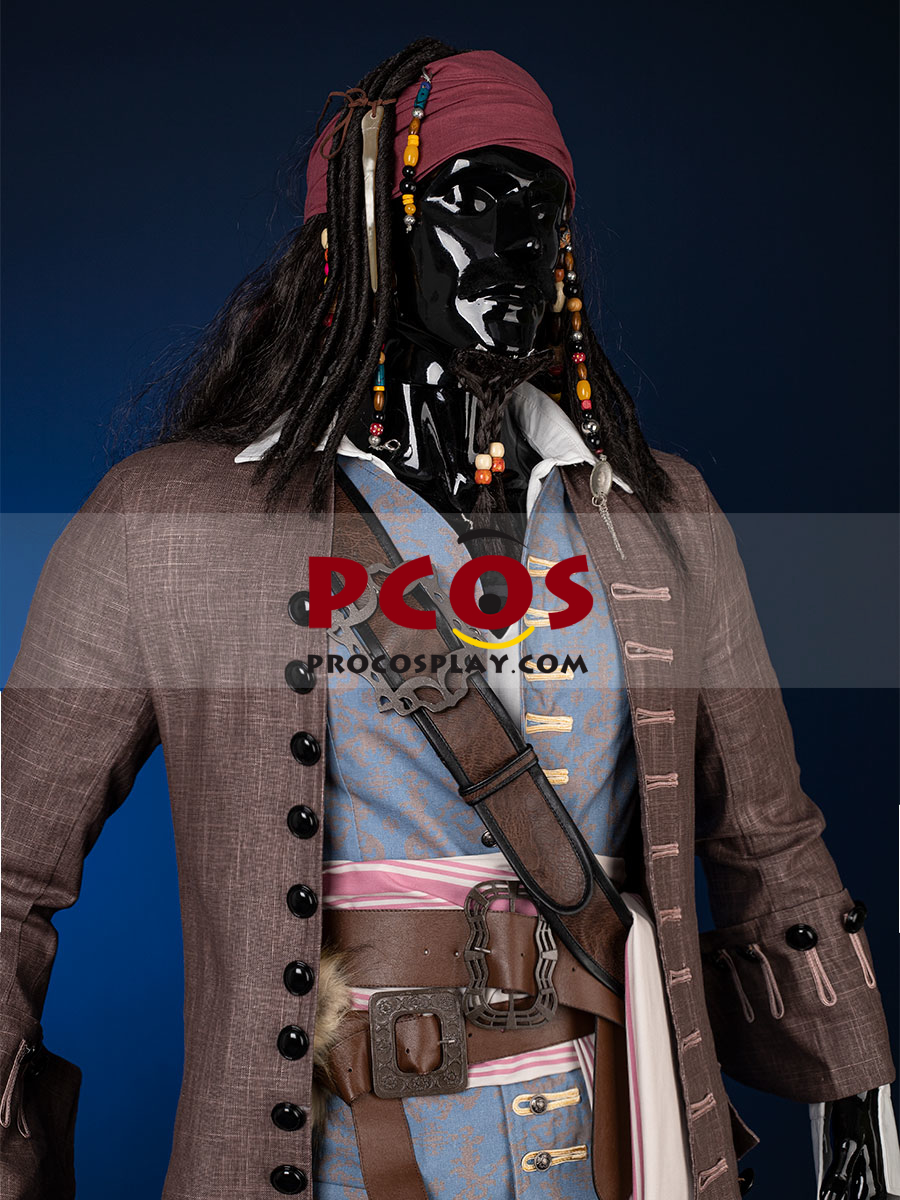 Pirates Of The Caribbean Captain Jack Sparrow Cosplay Costume Mp004995 Best Profession Cosplay 9926